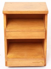 ART DECO BLONDE WOOD SIDE OR N