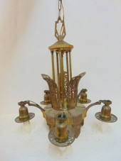 ART DECO BRASS / DRONE HANGING