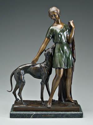 Art Deco bronze, Ignacio Gallo