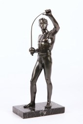 Art Deco Bronze of a Semi-Nude