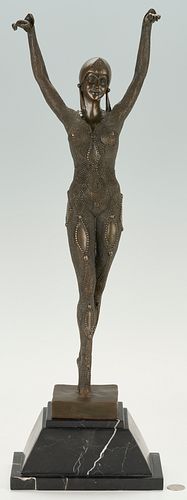 ART DECO BRONZE SCULPTURE OF