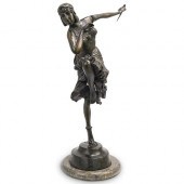 ART DECO BRONZE SCULPTUREDESCR