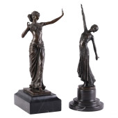 ART DECO BRONZE WOMAN AFTER PR