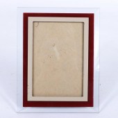ART DECO BURGUNDY ACRYLIC, GLA