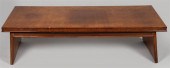 ART DECO BURL WALNUT COFFEE TA