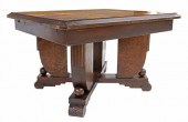 ART DECO BURLED WALNUT SCULPTU