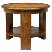 ART DECO BURLWOOD ROUND SOFA T