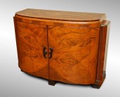 ART DECO BURLWOOD SERVER: 2- D