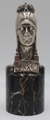 ART DECO CAR MASCOT OF A HELME