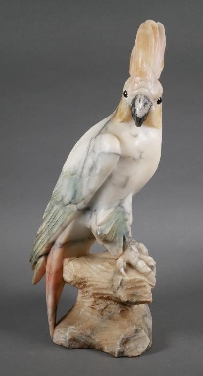 ART DECO CARVED MARBLE