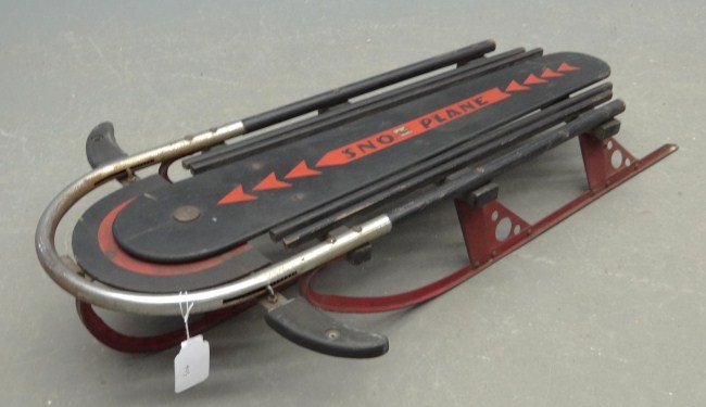 Art Deco child's runner sled