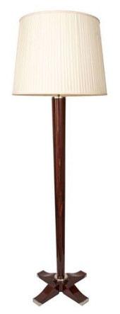 ART DECO CHROME &AMP; WOOD STA