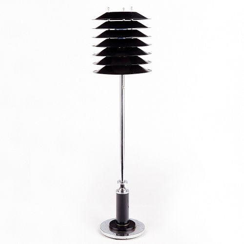 ART DECO CHROME LAMP - MEMPHIS