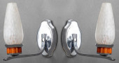 ART DECO CHROMED METAL &AMP; B