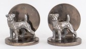 ART DECO CHROMED STEEL FOX TER