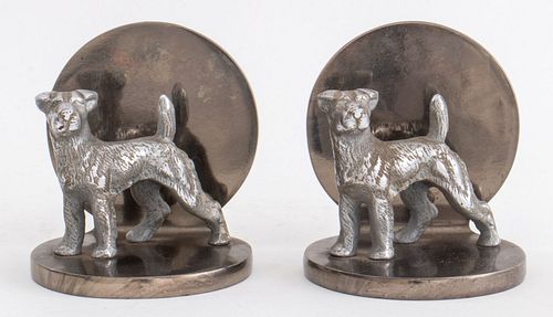 ART DECO CHROMED STEEL FOX