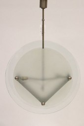 ART DECO CLEAR & FROSTED GLASS