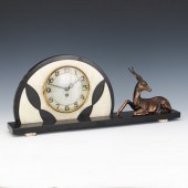 ART DECO CLOCK 3 ½ " thick x