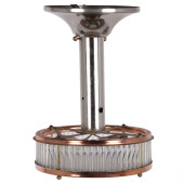 ART DECO COPPER & GLASS ROD CE