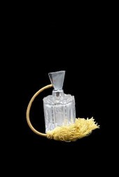 ART DECO CUT GLASS PERFUME BOT