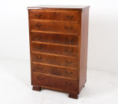 ART-DECO DANISH BEECH TALLBOY