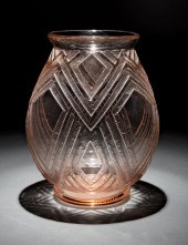 ART DECO DAUM ACID ETCHED GLAS