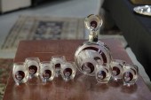 ART DECO DECANTER SET.  Possib