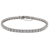 ART DECO DIAMOND, PLATINUM LIN