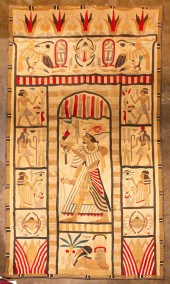 ART DECO  EMBROIDERED WALL HAN