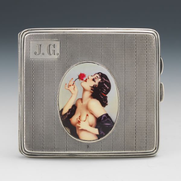 ART DECO ENGLISH STERLING CIGARETTE