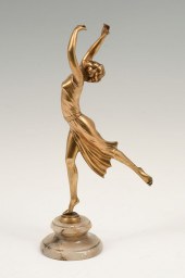 ART DECO ERA BRONZE OF ISADORA