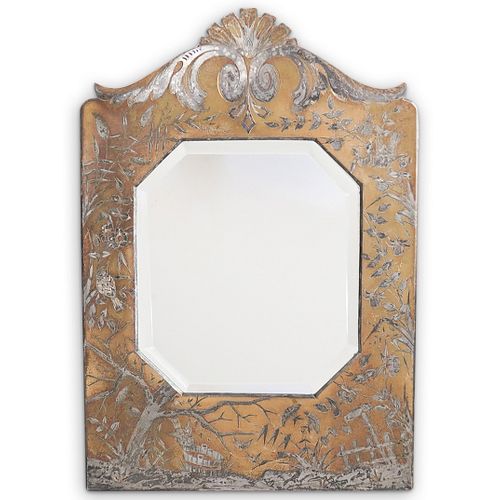 ART DECO ETCHED BRONZE VANITY