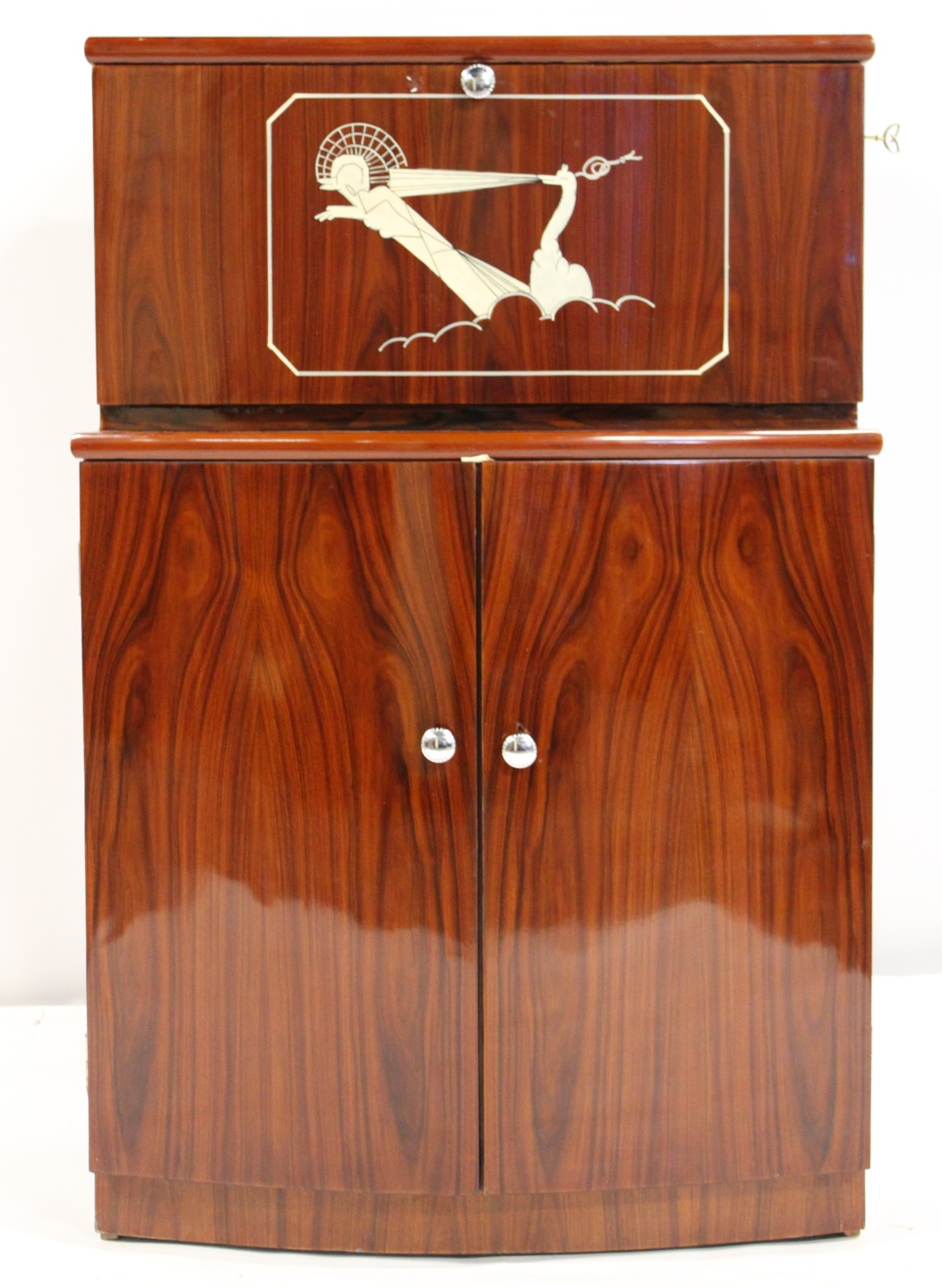 ART DECO EXOCTIC WOOD & PAINT