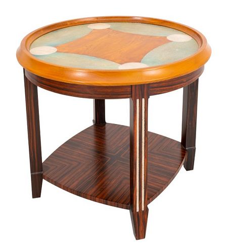 ART DECO FAUX SHAGREEN AND EBONY