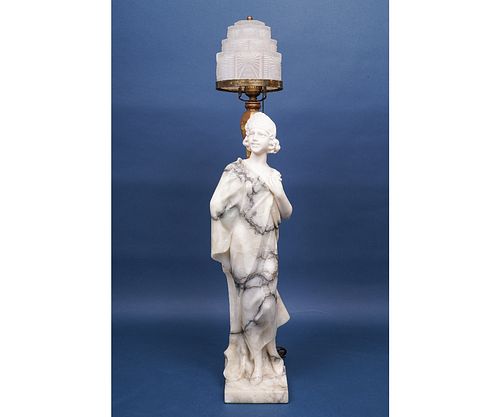 ART DECO FIGURAL LAMPArt Deco
