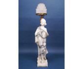 ART DECO FIGURAL LAMP<br>Art D