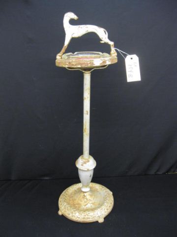 Art Deco Figural Metal Smoking