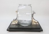 ART DECO FIGURAL WHALE FISH BO