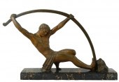 ART DECO FIGURE OF AN ATHLETEA