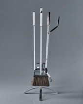 ART DECO FIREPLACE TOOL SETAn