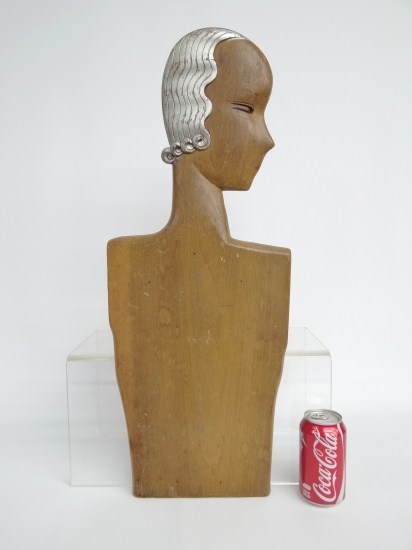 Art Deco flat torso and head