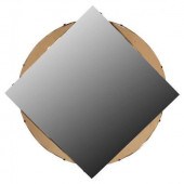 ART DECO FRAMELESS WALL MIRROR