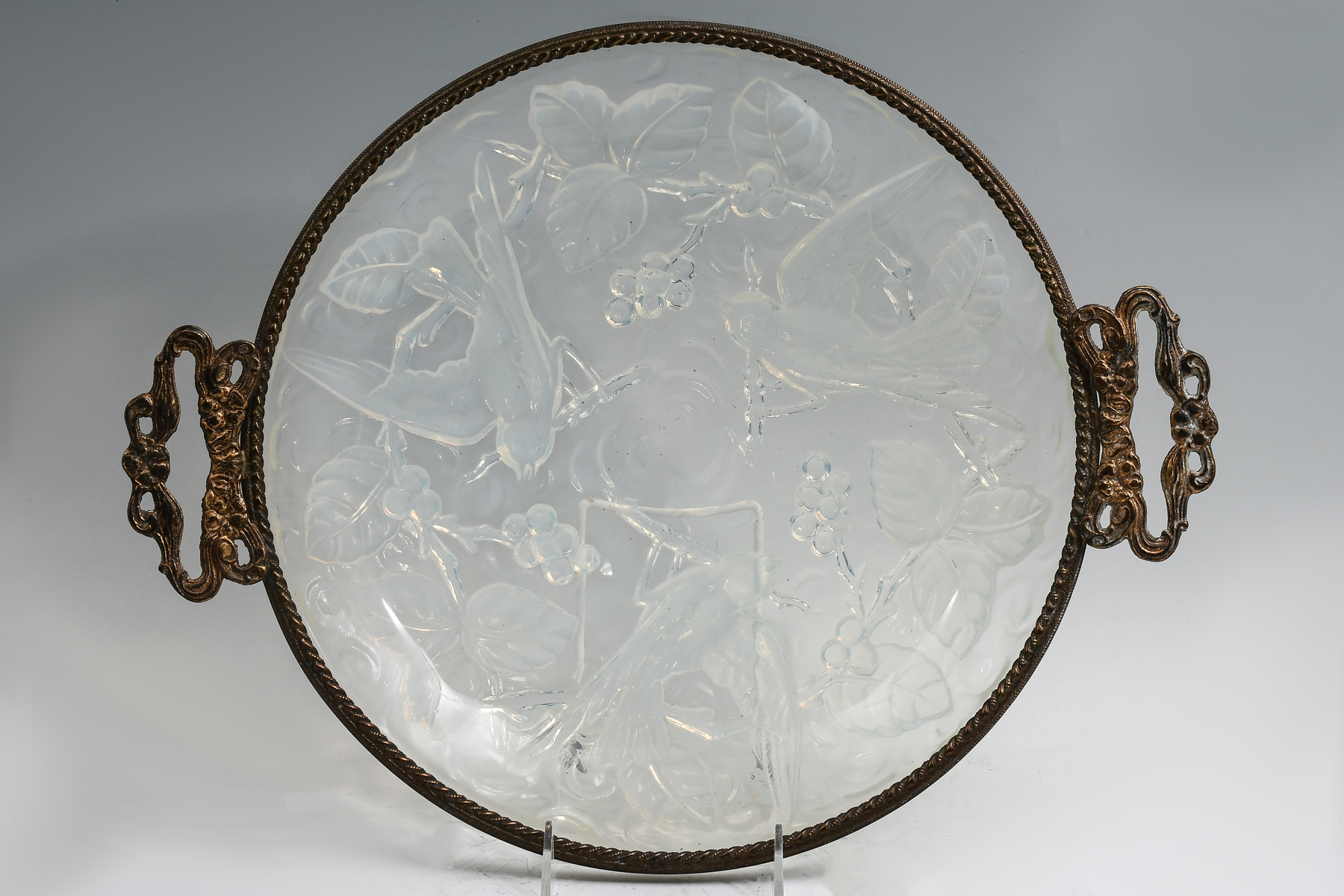 ART DECO FRENCH METAL MOUNTED