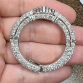 ART DECO FRENCH PLATINUM DIAMO