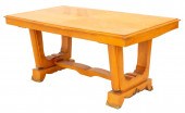 ART DECO FRUITWOOD DRAW-LEAF D