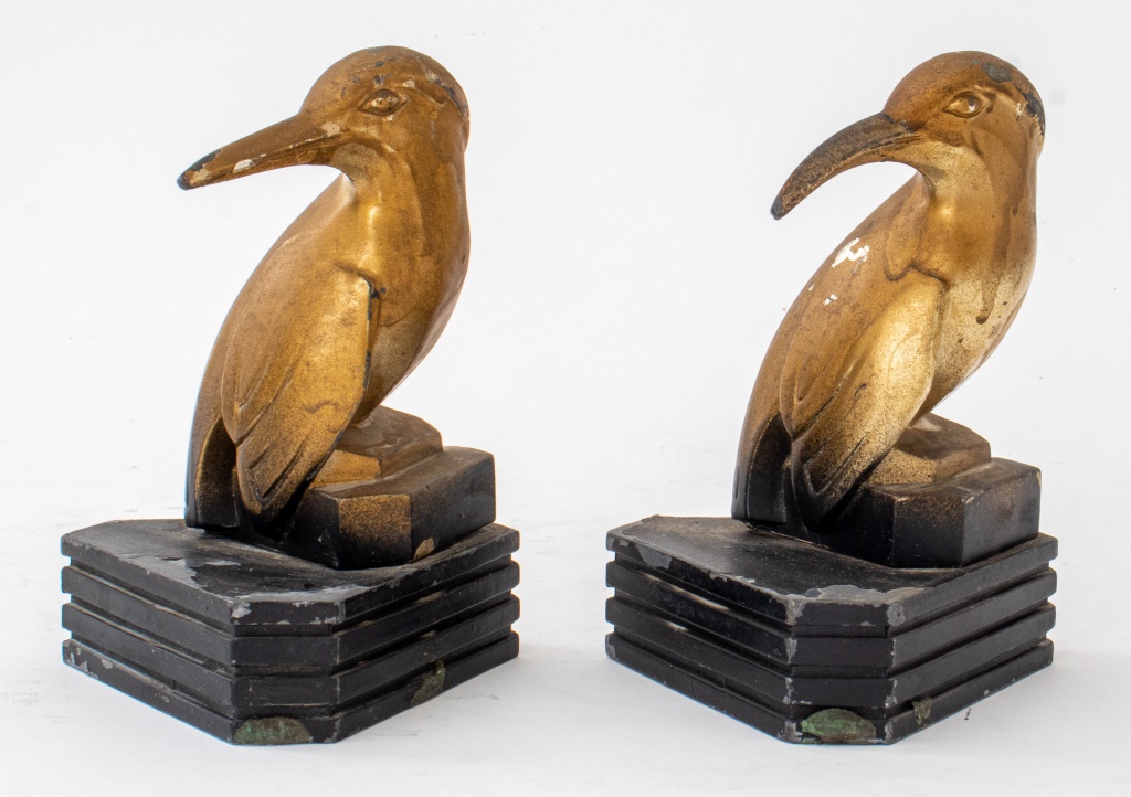 ART DECO GILDED METAL TERN BOOK