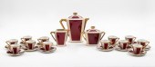 ART DECO GILDED SANG DE BOEUF