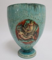 ART DECO GILT SPECKLED GROUND