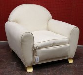 ART DECO GILTWOOD BERGERE, CIR