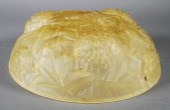 ART DECO GLASS FROSTED PUFFY L